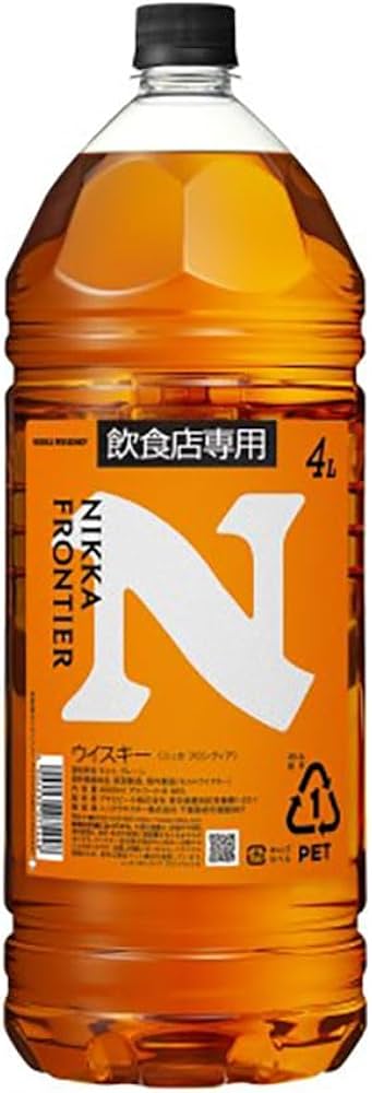 Amazon.co.jp: ニッカ フロンティア 業務用 48度 [ペット] 4L 4000ml