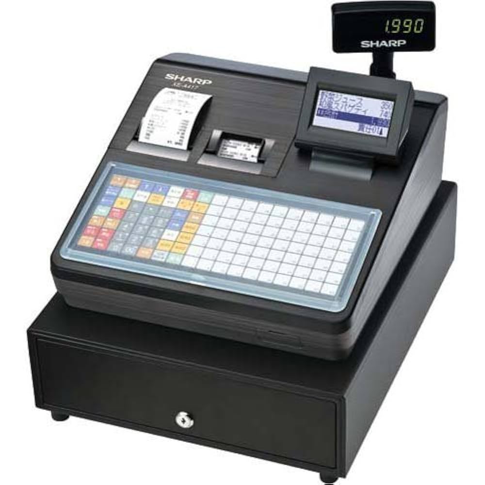 箱付美品10/21設定無料シャープXE-A20インボイスレジスターSDカード