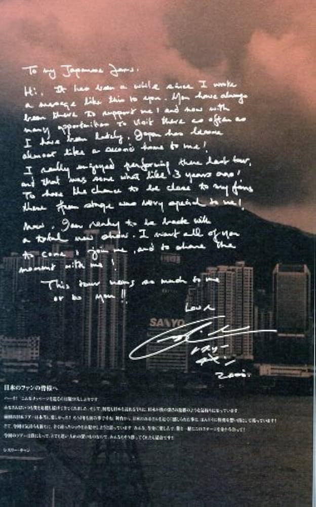 レスリーチャン ポスター 熱情演唱會 passion レスリーチャンポスター