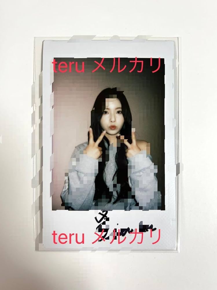 NMIXX ソリュン サイン入りチェキ サイン入りポラロイド NMIXX