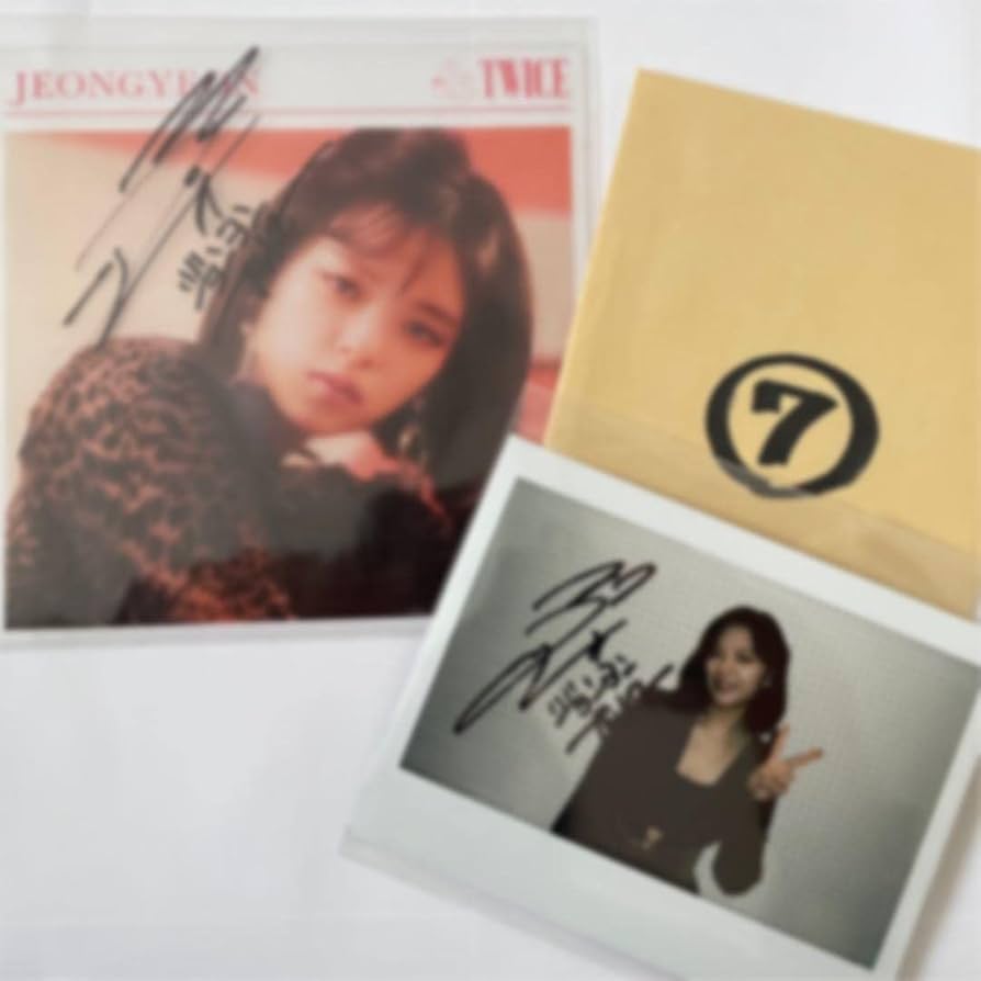 TWICE ジョンヨン サイン チェキ Dreamday TWICE サイン ジョンヨン
