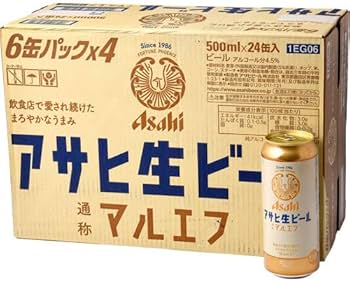 Amazon.co.jp: アサヒ 生ビール500ml1ケース(24缶入) : 食品・飲料・お酒