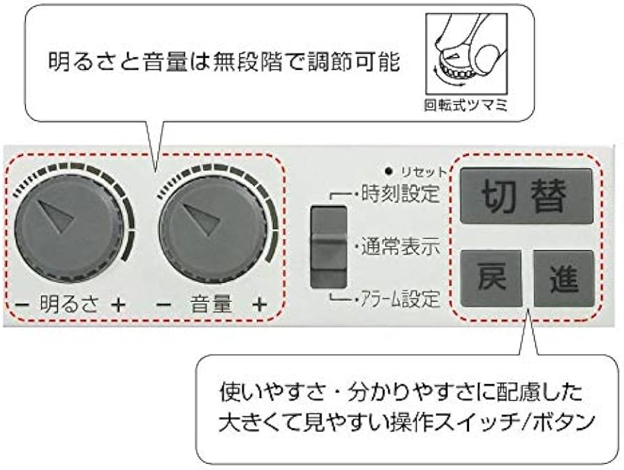 MAG マグ らくらく電波時計 T-696 CGM MAG マグ らくらく電波時計 T