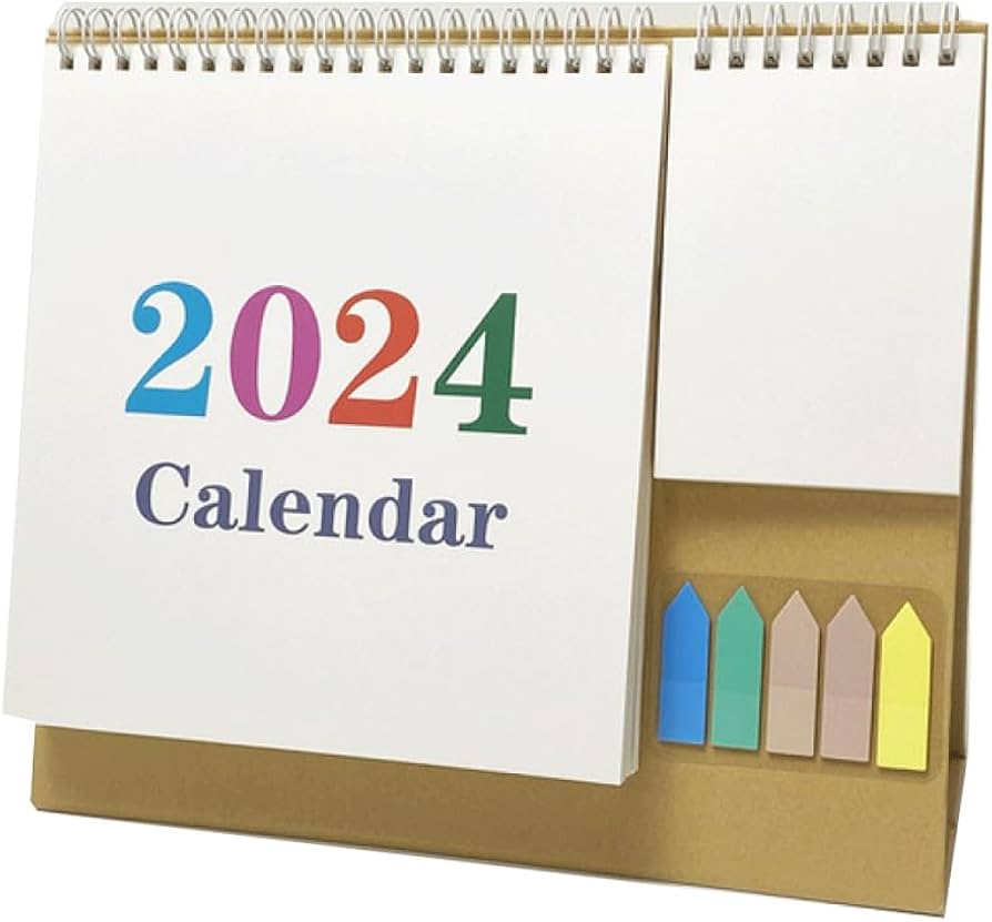 Amazon.co.jp: 2024 卓上カレンダー 時間管理プランナー ミニノート