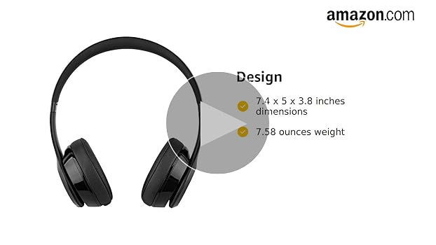 Amazon.com: beats Solo 3 Wireless On-Ear Headphones - Gloss Black
