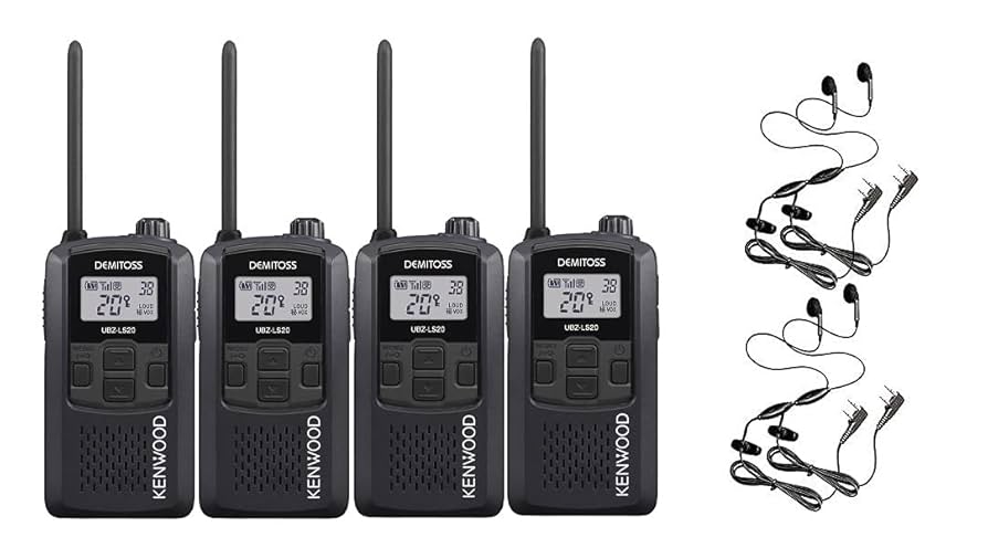 KENWOOD UBZ-LP20 トランシーバー 4台セット 【公式通販】