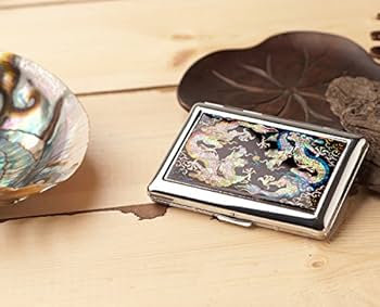 Amazon.co.jp: 螺鈿細工 龍・ドラゴンデザイン ステンレススチール