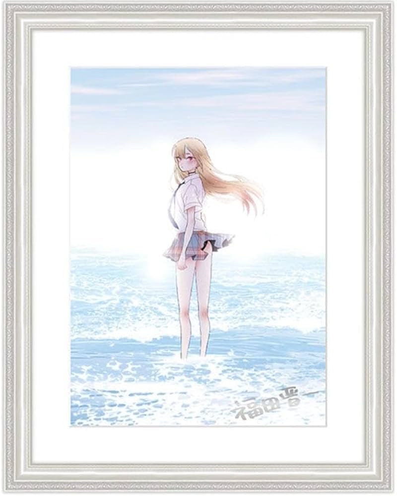 着せ恋展 福田晋一直筆サイン入り複製原画 喜多川海夢