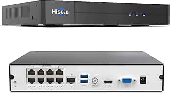 Amazon.com : 【16 channel Extendable】Hiseeu 8 Port 4K PoE Network