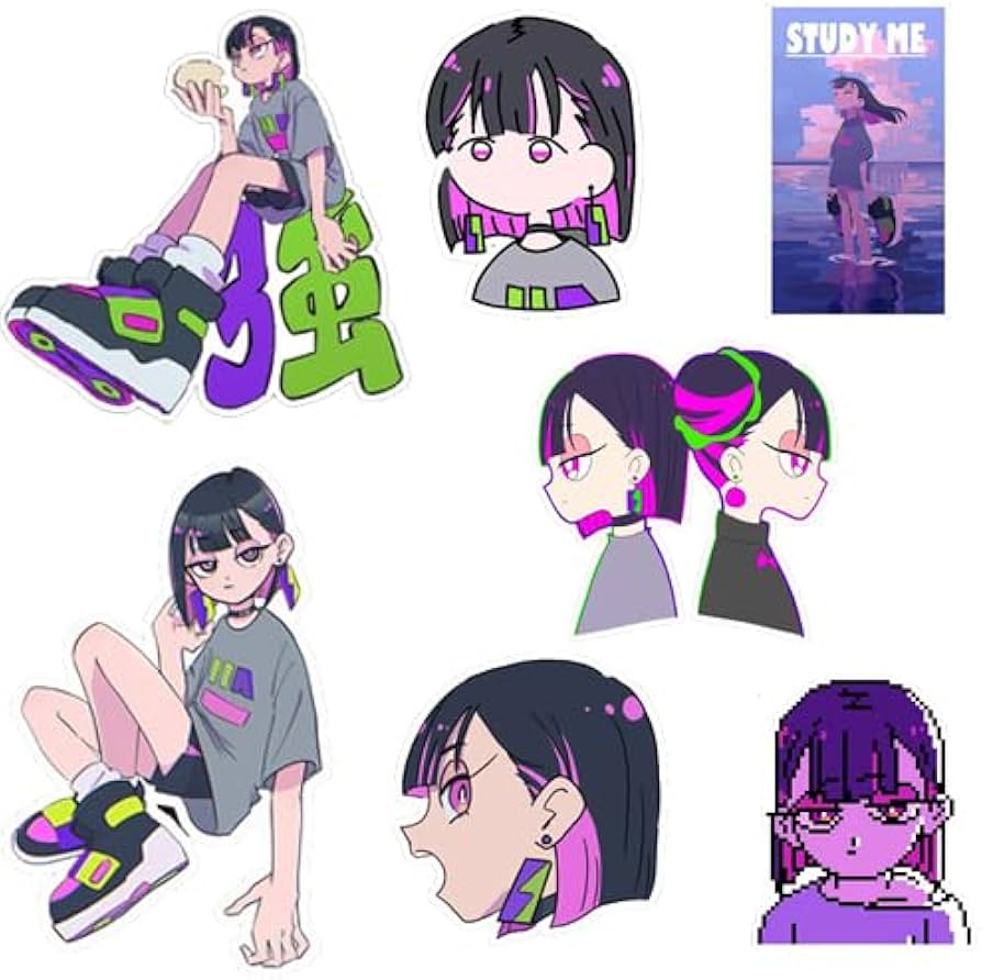 Amazon.co.jp: ずっと真夜中でいいのに 車ステッカー カーステッカー