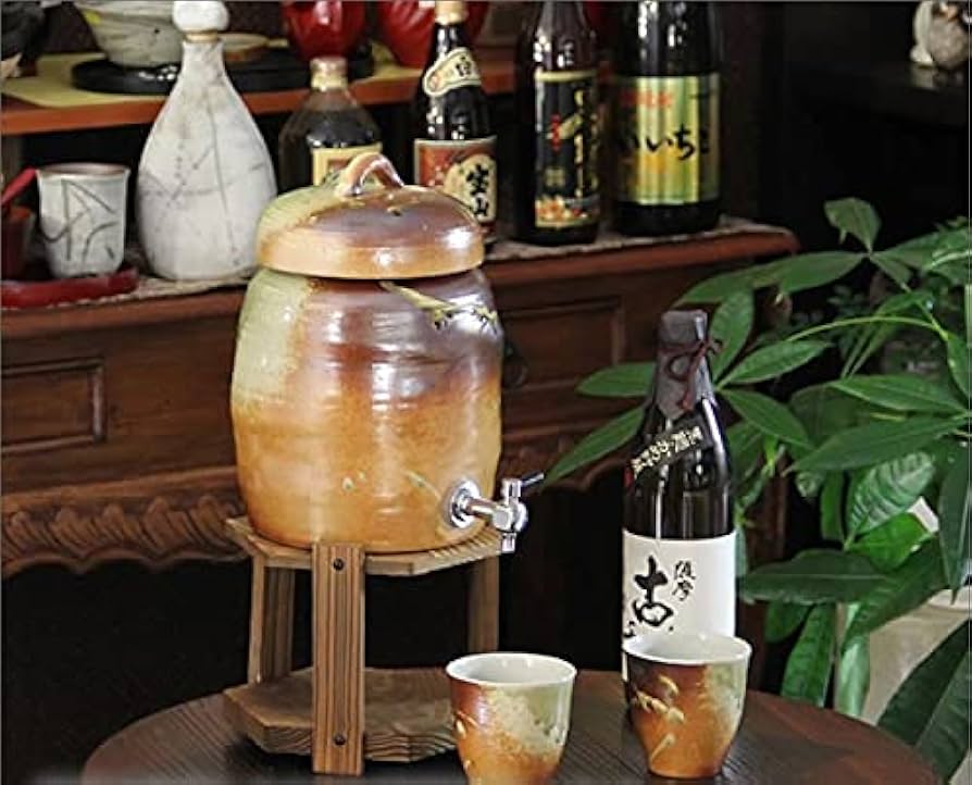 Amazon｜信楽焼 3.6L用焼酎サーバー しがらき焼 サーバー 陶器