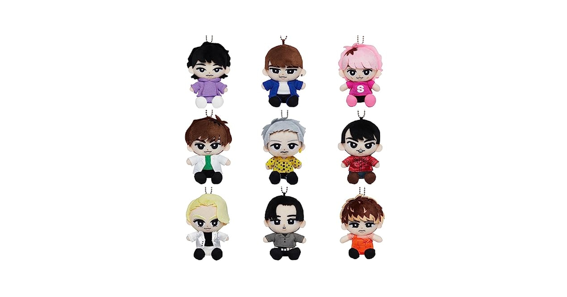 すのチル 9体セット Man すのチル 9体セット snowman ぬいぐるみ す