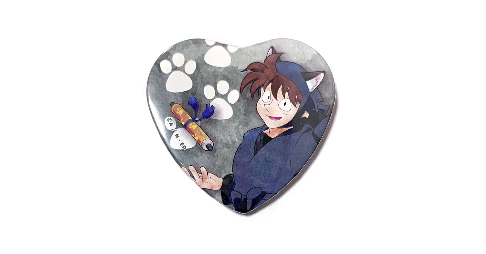 忍たま乱太郎 土井半助 ナンジャタウン ハート 缶バッジ コレクション