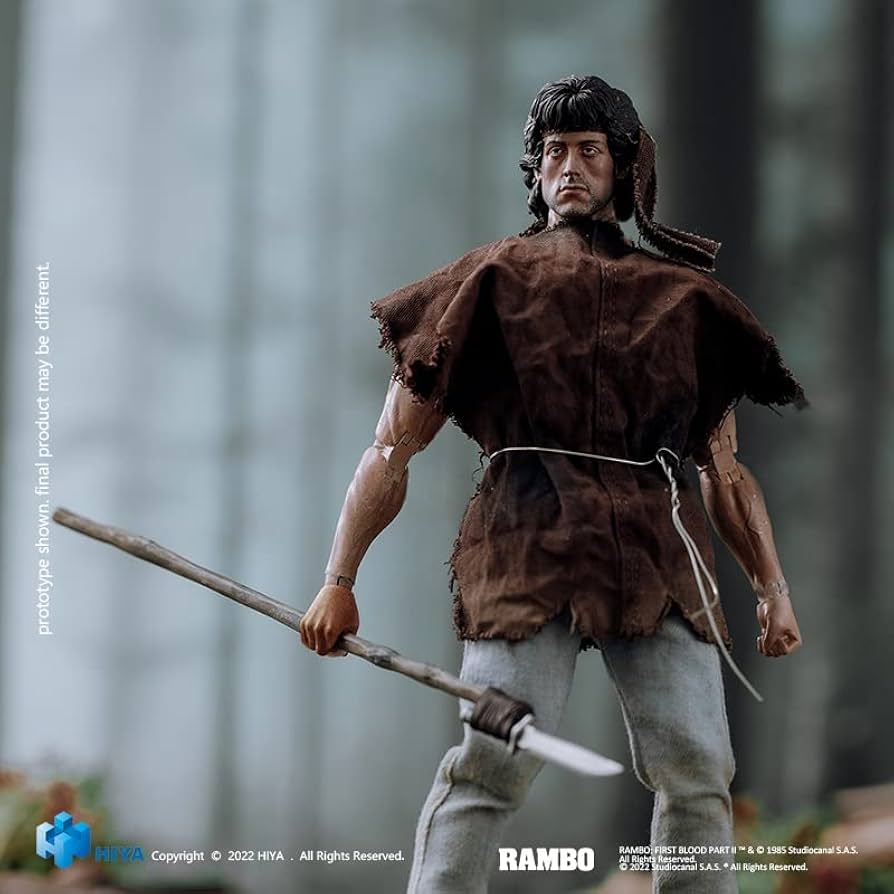 Amazon.co.jp: [Tbmodel] HIYA 1/12フィギュア用 Rambo ランボー 素体