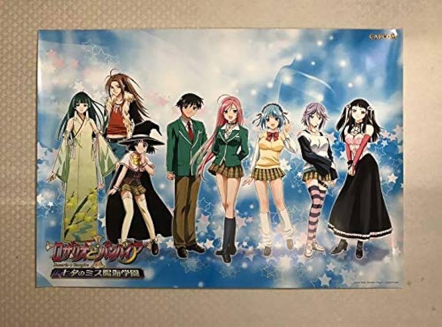 ロザリオとバンパイア 複製画 ロザリオとバンパイア複製画