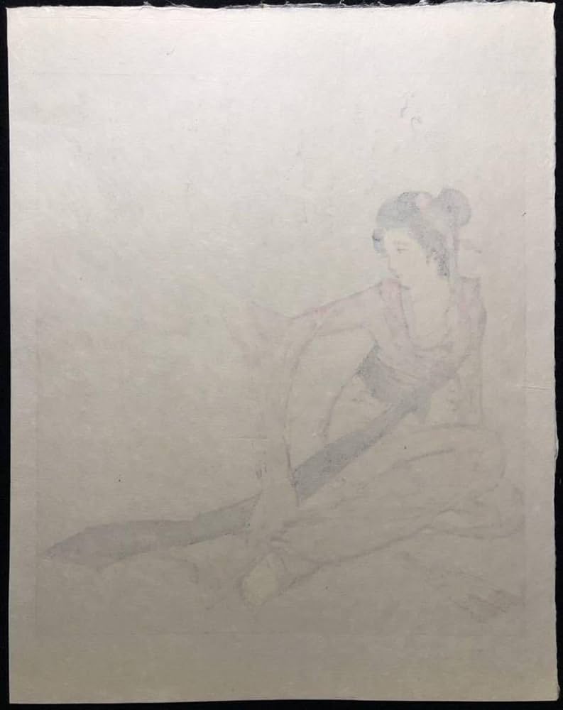 173d8/141O□竹久夢二 版画 木版画集 京都版画院大江戸版 48/