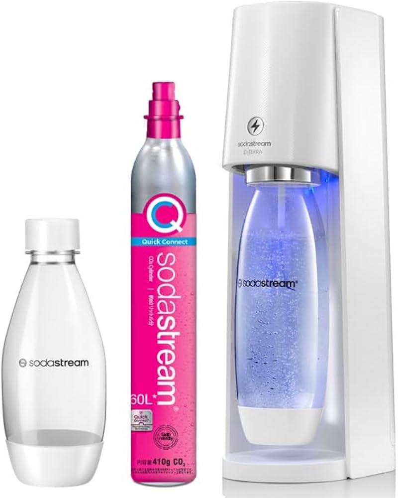 Amazon | [公式] ソーダストリーム E-TERRA（E-テラ）スターターキット