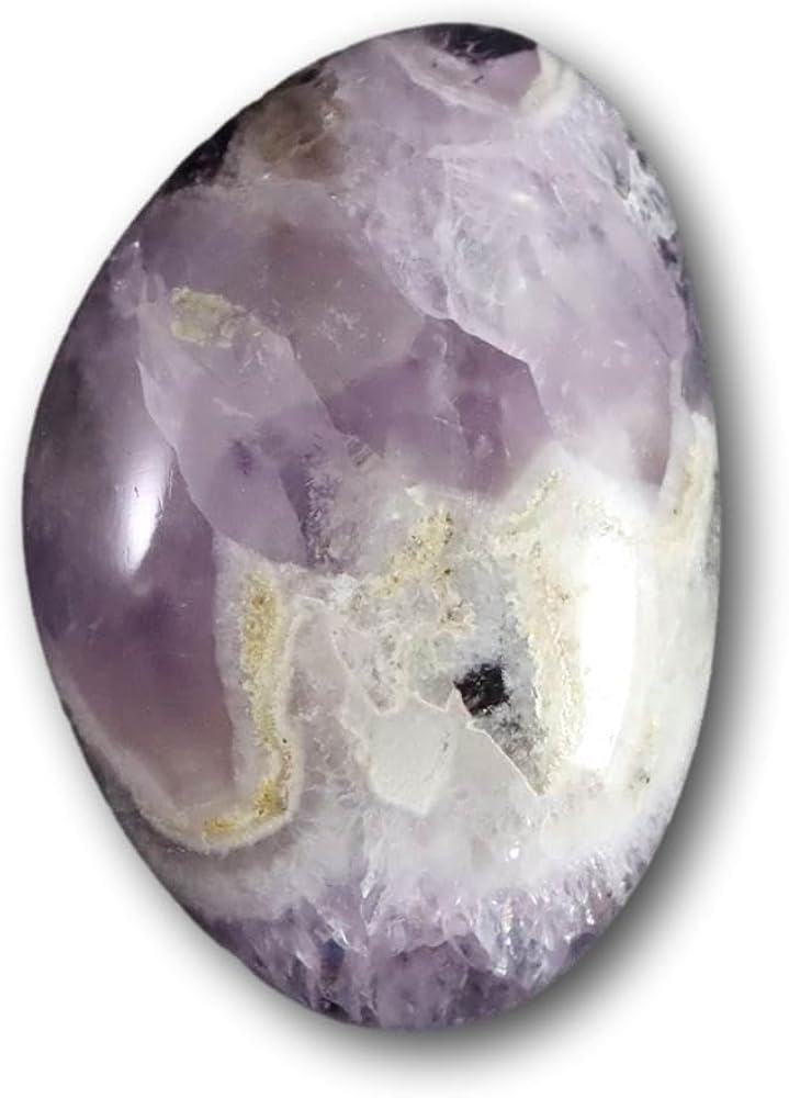 Amazon | 福島県 裏半田鉱山 紫水晶 アメジスト 29mmルース 4.87g