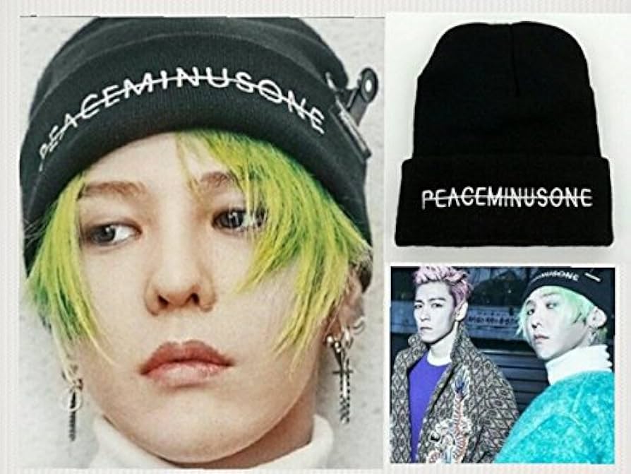 G-DRAGON着用】ニット帽正規品【peaceminusone】