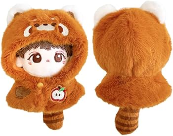 Amazon.co.jp: もこもこアニマル着ぐるみ 10cm用 レッサーパンダ ぬい