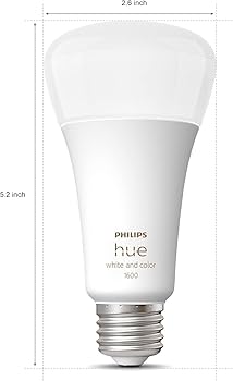 Philips Hue Smart 100W A21 LED Bulb - White and Color Ambiance