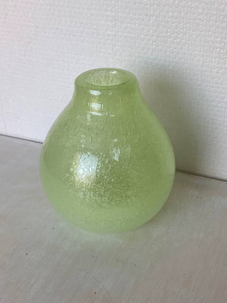 横山秀樹 グラス 吹きガラス 横山秀樹 花入れ 吹きガラス 泡 横山秀樹