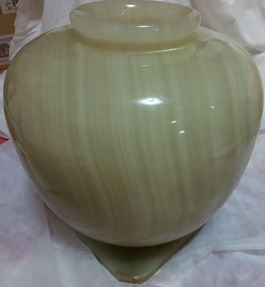 Amazon.co.jp: 大理石花瓶 つぼ 壺&花台 山口県秋吉台 品 : ホーム