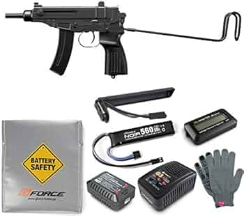 美品】Vz61スコーピオン 電動ガン バッテリー、充電器、純正