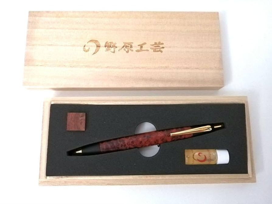 野原工芸 特上花梨瘤 スタンダードボールペン 本花梨 瘤 杢 【公式通販】