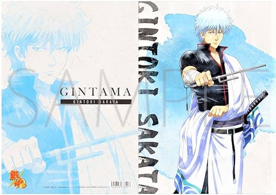 本日最終日！ 銀魂 選挙風 坂田銀時 クリアファイル 銀魂 選挙風 坂田銀