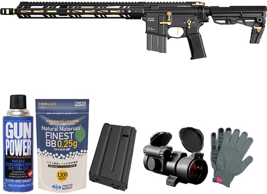 Amazon | 東京マルイ MTR16 Gエディション ゴールドマッチ ガスブロー