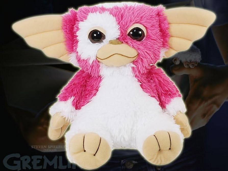 グレムリン2 ギズモぬいぐるみ 限定品 ピンクと白 グレムリン2 ギズモ