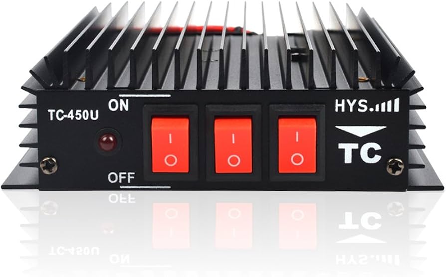 Amazon | HYS アマチュア無線用 50W アンプ 440-450MHz帯 小型 パワー