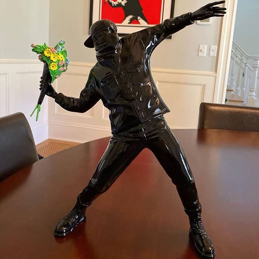 Amazon.co.jp: 樹脂のフィギュアイングランドストリートアート