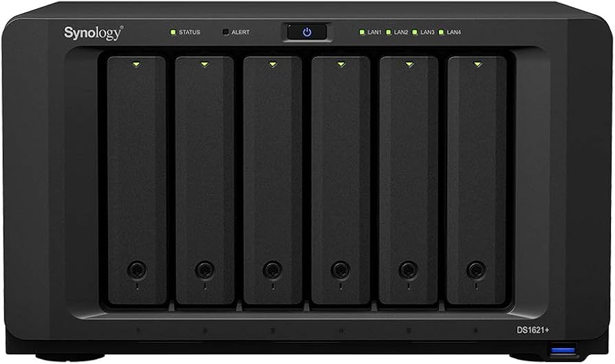 Amazon.com: Synology DiskStation DS1621+ NAS Server with Ryzen 2.2
