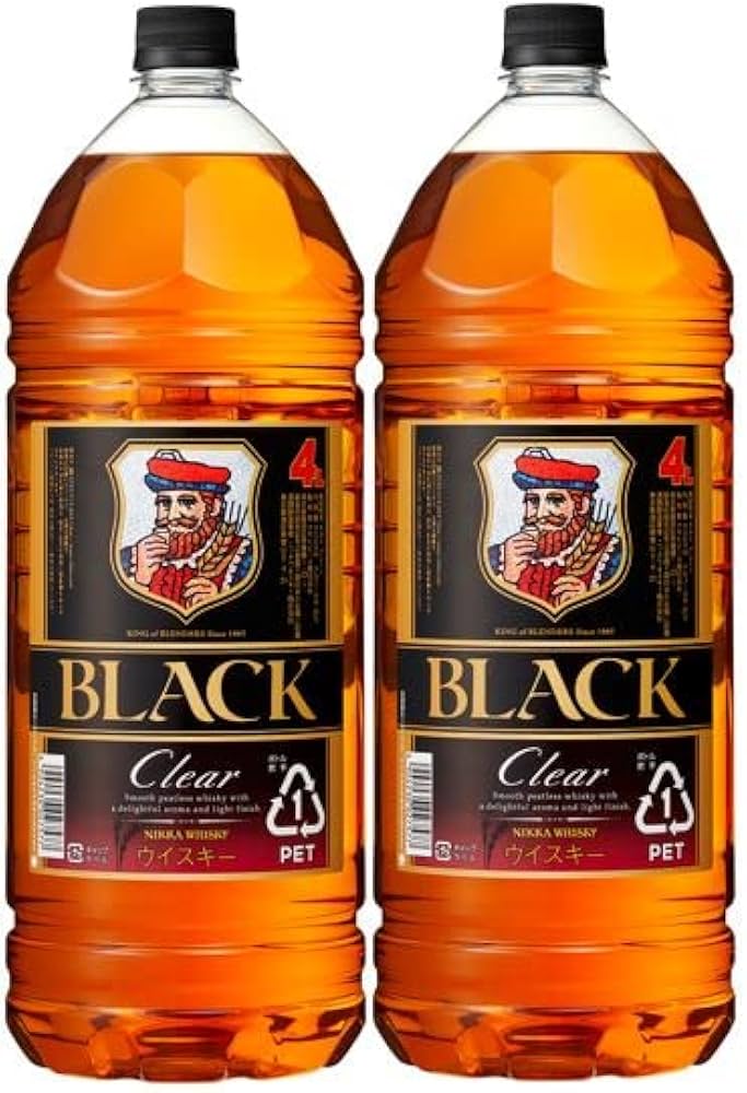 Amazon.co.jp: ［2本セット］ブラックニッカクリア [ ウィスキー 37度