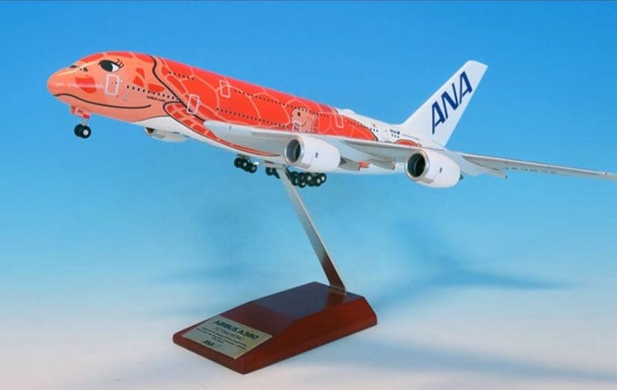 超大サイズ ANA 全日空 A380 ポケモン塗装 1/160 モデルプレーン 超大
