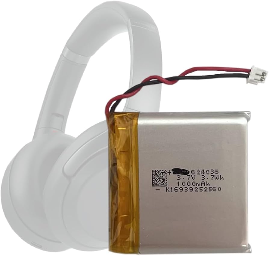 Amazon | HIGHAKKU 624038 3.7V 1000mAh 充電式リチウムイオンポリマー