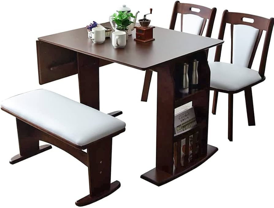 Amazon｜Cスタイル 片バタ ダイニング4点セット ダイニングテーブル