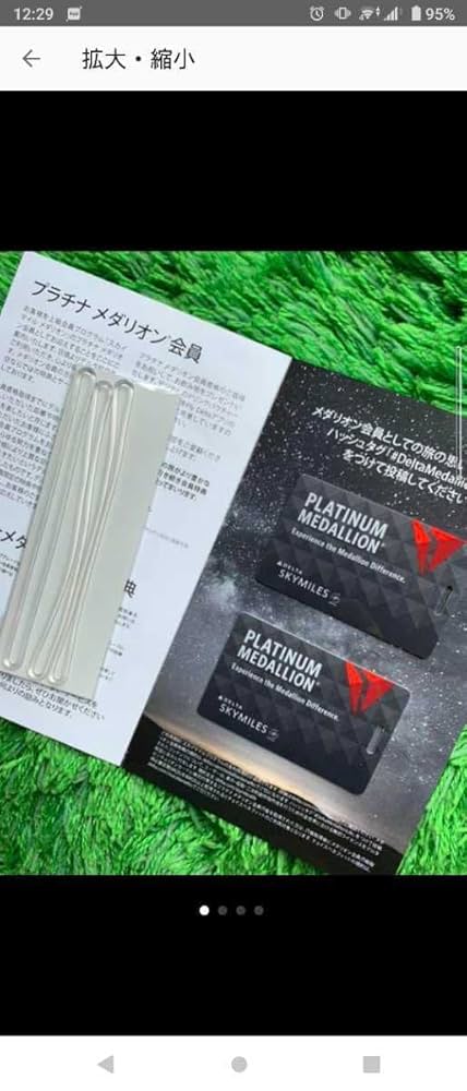 超レア品】デルタ航空 M2 ミリオンマイラー プラチナメダリオン