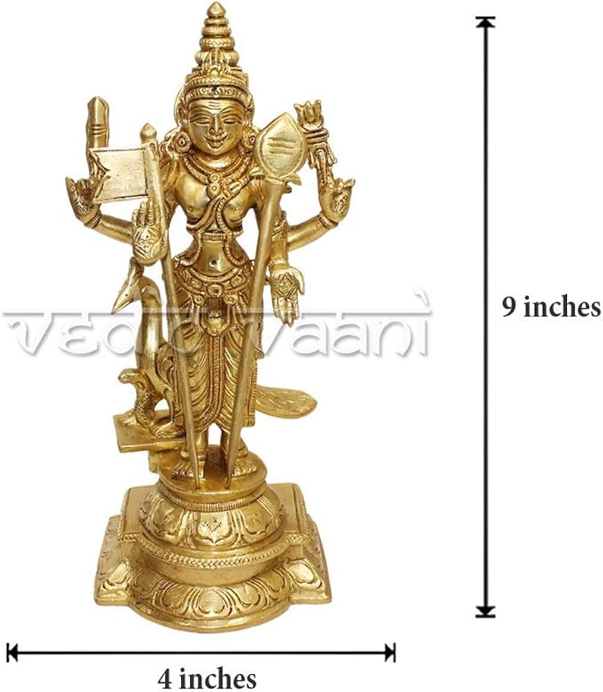 Amazon.co.jp: Vedic Vaani 真鍮 ムルガン神 カルティケヤ スワミ