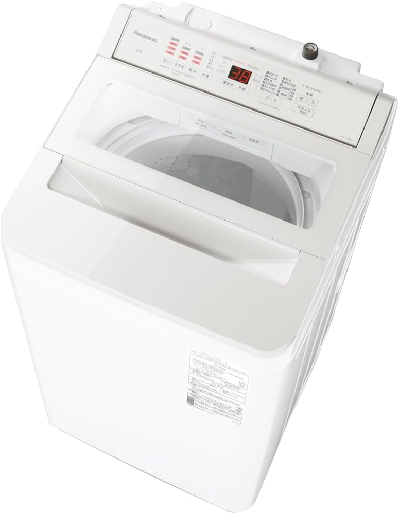 8.0kg洗濯機 温風乾燥付き Panasonic NA-FR80H8 2014年製