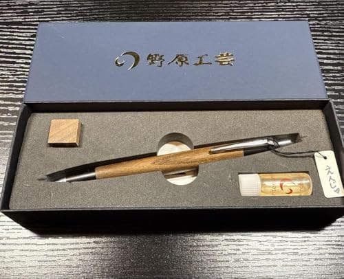 野原工芸 シャープペンシル とち杢 艶消しシルバー 野原工芸 シャープ