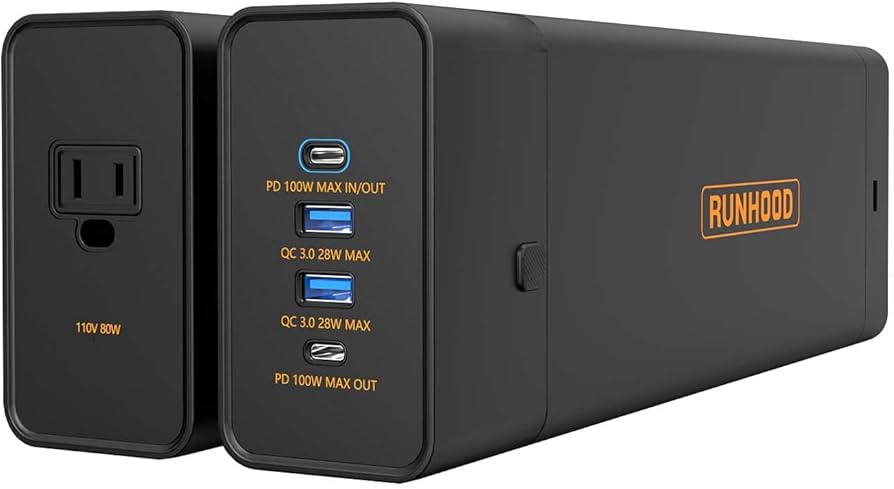 Amazon.co.jp: RUNHOOD バッテリー交換式 ポータブル電源 RALLYE NANO