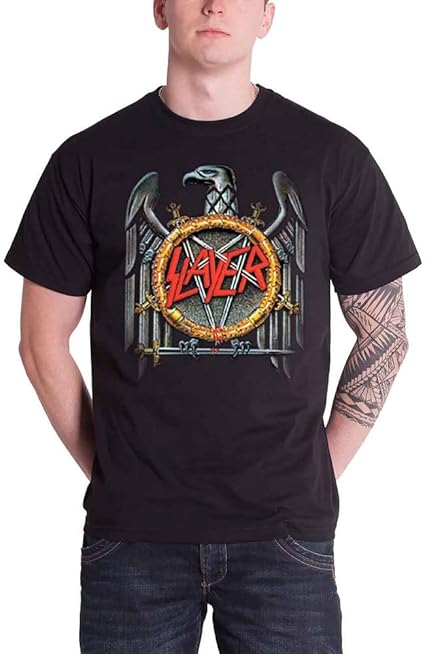 Amazon | Slayer スレイヤー Silver Eagle Band Logo シルバー