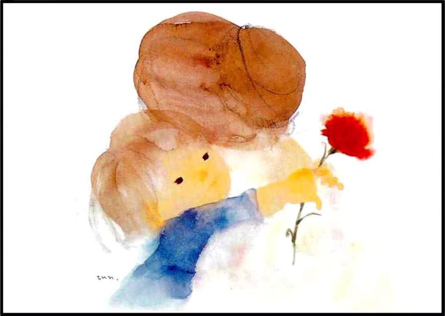 Amazon.co.jp: 絵ハガキ額 少女絵 子ども絵【いわさきちひろの世界