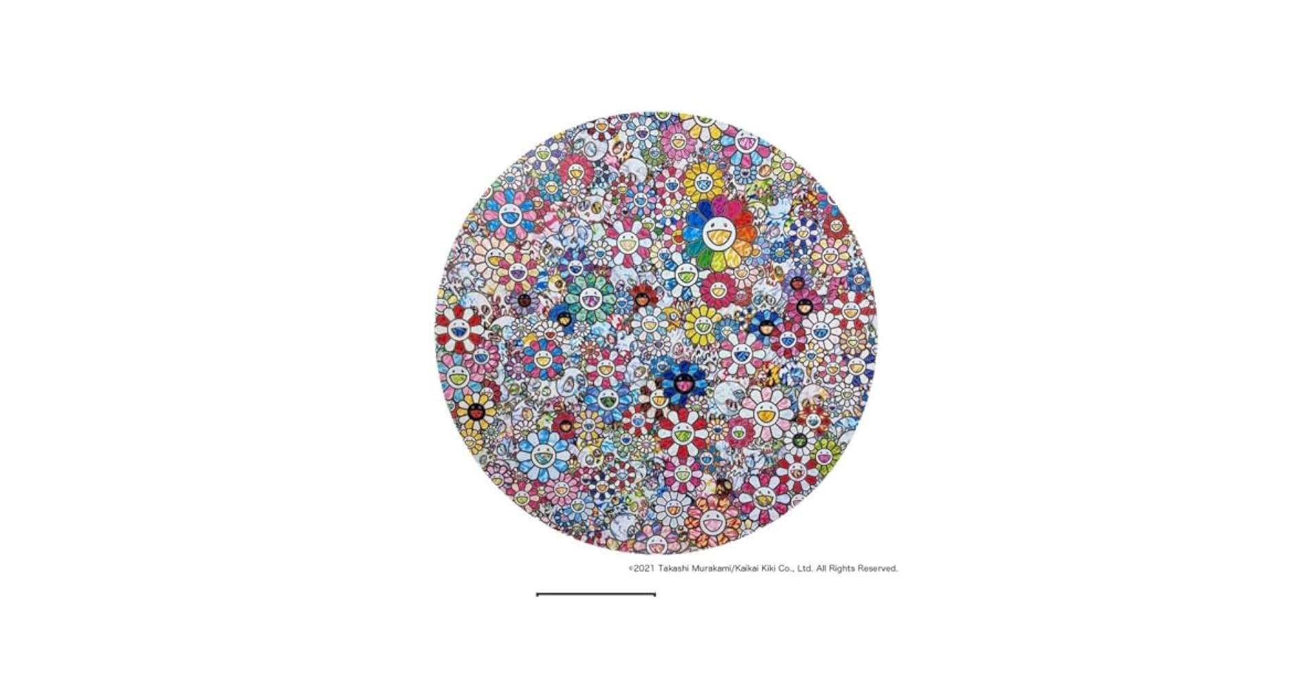 村上 隆 花畑の中の楽園 Paradise in a Flower Field 村上隆 花畑の