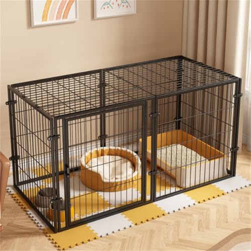 小型犬用ケージ 屋根付き フルオープンドア 小型犬用ケージ 屋根付き