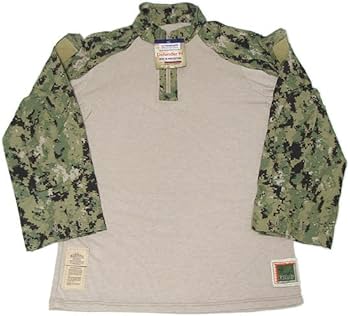 Amazon | 米軍 USN NWU FROG コンバットシャツ TYPE3 AOR2 LL | 戦闘服