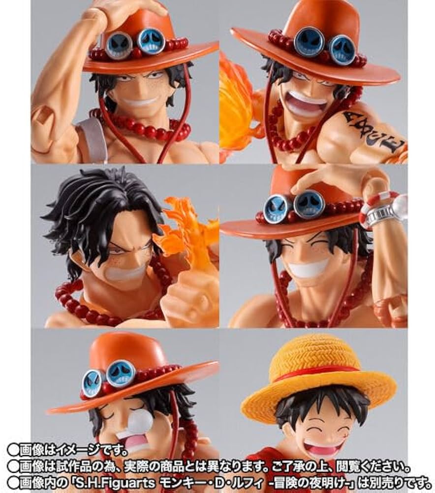 Amazon.co.jp: S H.Figuarts ポートガス・D・エース 火拳 全高約155mm